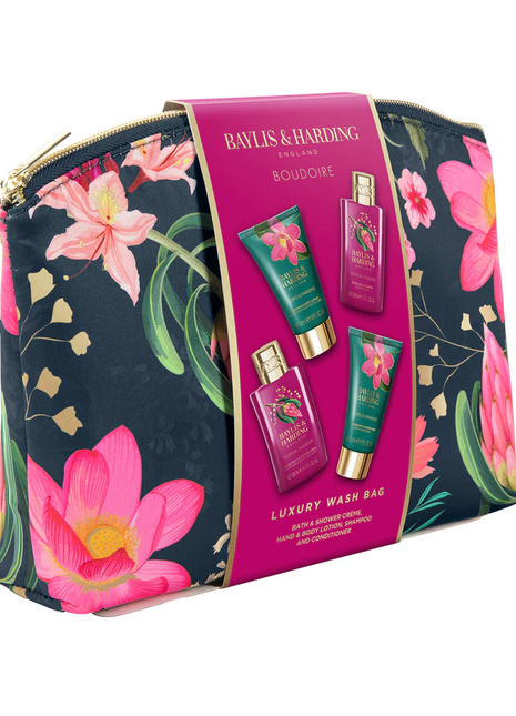 Baylis & Harding Boudoire Luxury Wash Bag gift set with curated body care products
