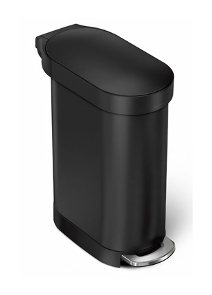Simple Human slim step can-Black 45L