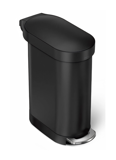 Simple Human slim step can-Black 45L