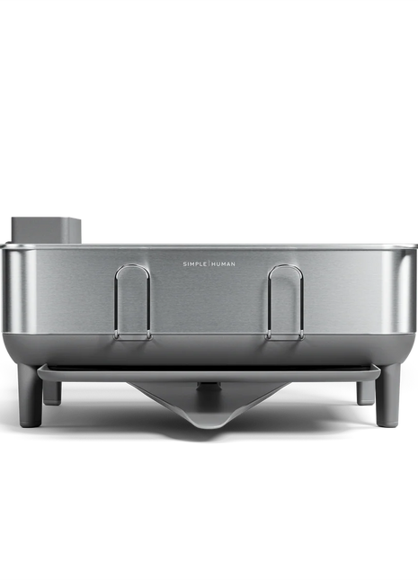 Simple Human Compact Steel Frame Dish Rack Brushed