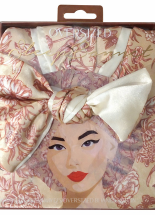 Oversized Sleep Bonnet-Brown