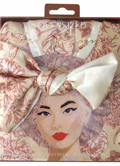 Oversized Sleep Bonnet-Brown