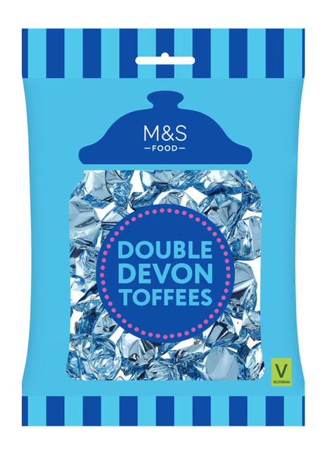 M & S double devon toffees 225g