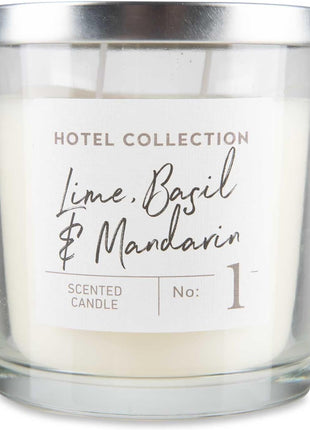 Hotel Collection Candle-Lime & Basil 335g