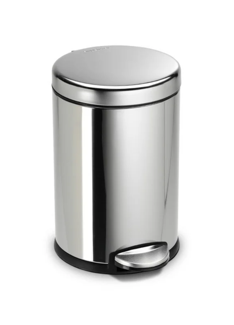Simple Human-4.5L stainless steel round step can