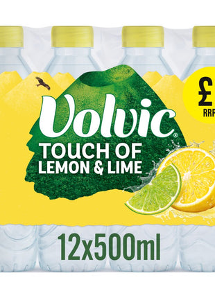 Volvic Touch of Lime & Lemon12 X 500ml