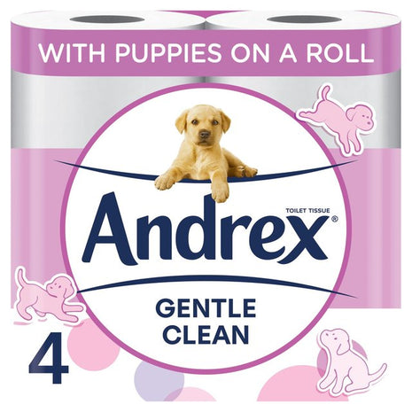 Andrex Gentle Clean Tissue-4 rolls