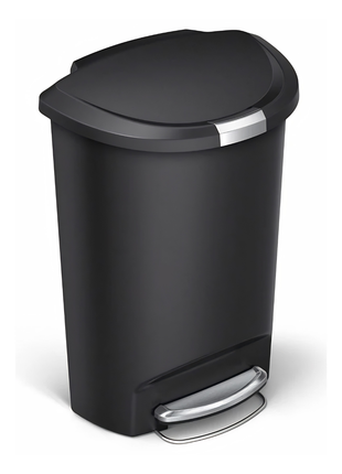 Simple Human Semi-Round Plastic Step Pedal Bin-50L