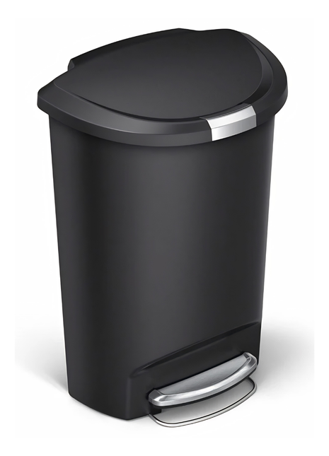 Simple Human Semi-Round Plastic Step Pedal Bin-50L