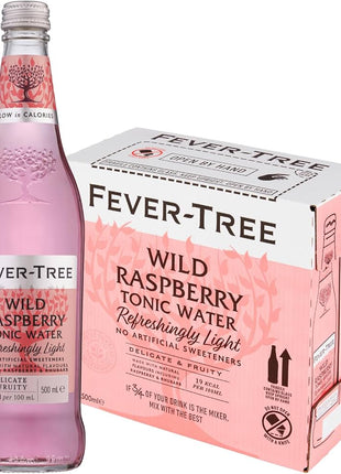 Fever Tree Rhubarb and Raspberry Tonic Water 8 x 500ml