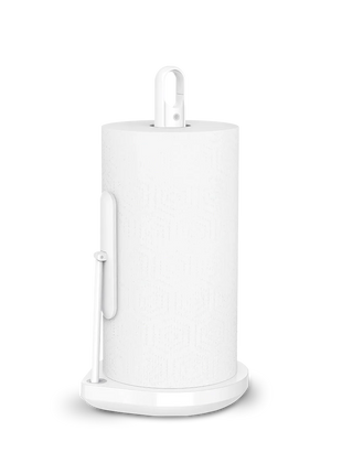 Simple Human Paper Towel Holder With Spray White