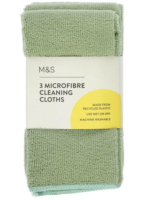 M & S 3 Cleaning Cloths