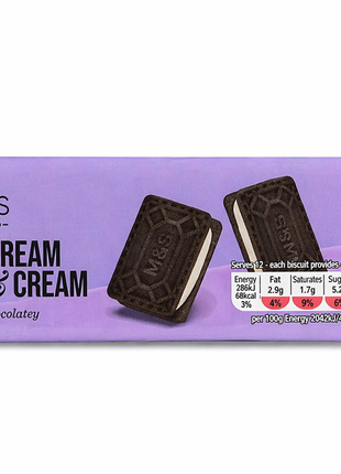 M & S Extra Cream Cookies & Cream 165g