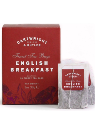 Cartwright & Butler English Breakfast Tea in RED Carton 30g