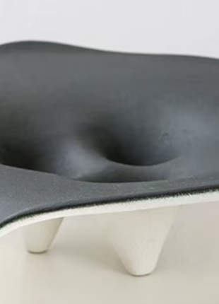 White and Black Sea Ceramic Tray