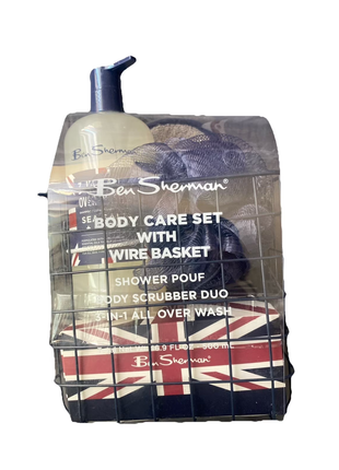 Ben Sherman Bodycare Set with Wire Basket