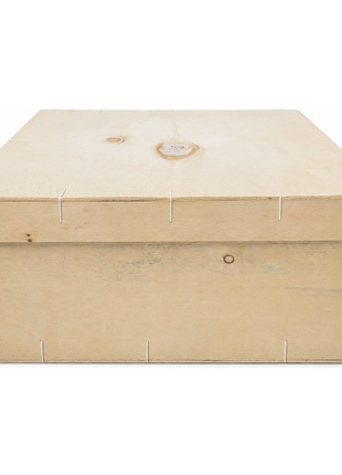 Pet Wooden Box with Lid Square