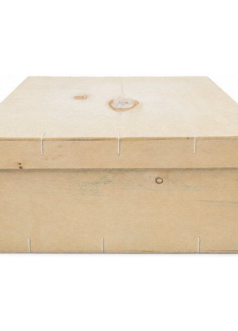 Pet Wooden Box with Lid Square