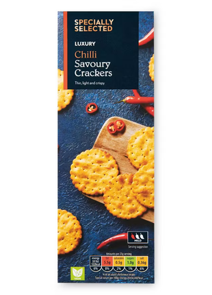 Specially Selected Luxury Chilli Crackers- 185g