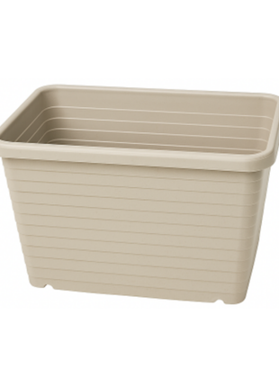 Home Art Rectangular Planter Grey-6L