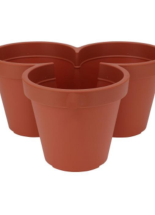 Parkside 3 in 1 plant pot 14L each-Burnt orange