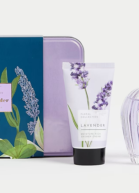 M & S Floral Collection Lavender Gift Set