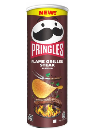Pringles Flame Grilled Steak Flavour 165g