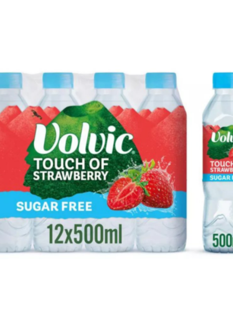 Volvic Touch of Strawberry Sugar Free 12 X 500ml