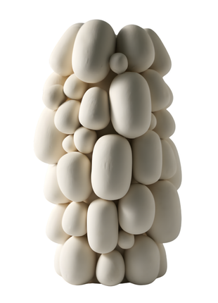 Off White Pebble Vase