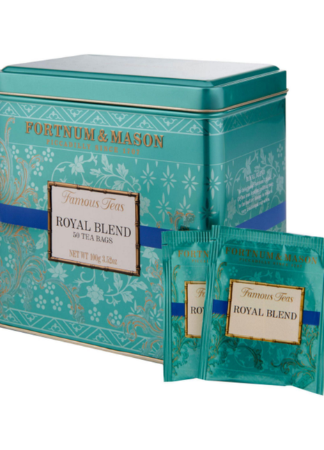 Fortnum & Mason Royal Blend 50 Tea Bag Tin 100g