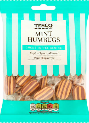 Tesco Mint Humbugs 225g
