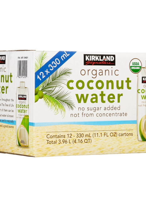 Kirkland Organic Coconut Water 12 x 330ml