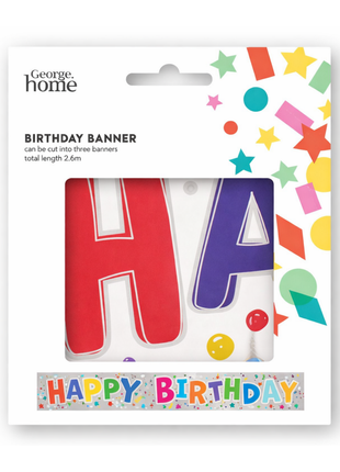 George Home Birthday Banner
