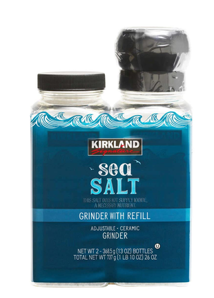 Kirkland Sea Salt Grinder with Refill 737g