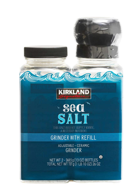 Kirkland Sea Salt Grinder with Refill 737g