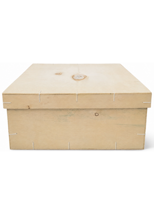 Pet Wooden Box with Lid Square