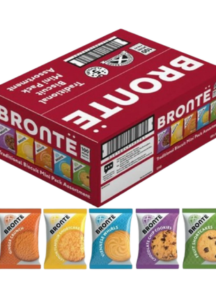 Bronte Traditional Mini Pack Assortment Biscuit 100 x 30g
