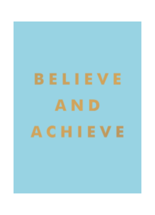 Inspirational Books- Believe and Achieve
