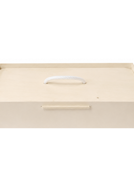 Pet Wooden Box with Lid (15.9 X 10.2 X 5 Inches)-Canoe Shaped