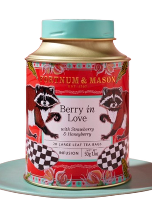 Fortnum & Mason Berry In love 20 Silky Tea Bag Tin 50g