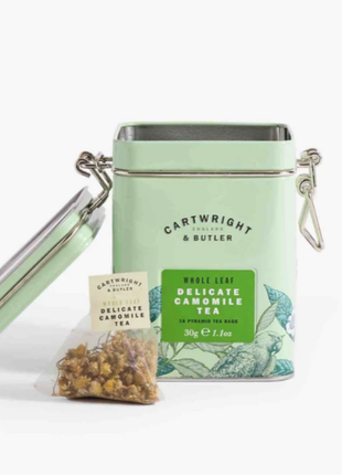 Cartwright & Butler Camomile Whole Leaf Tea Bags in Tin 30g