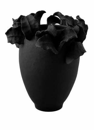 Gorg Tall Black 3D Vase