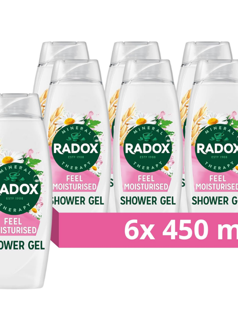 Radox Feel Moisturized Shower(225ml by 6)