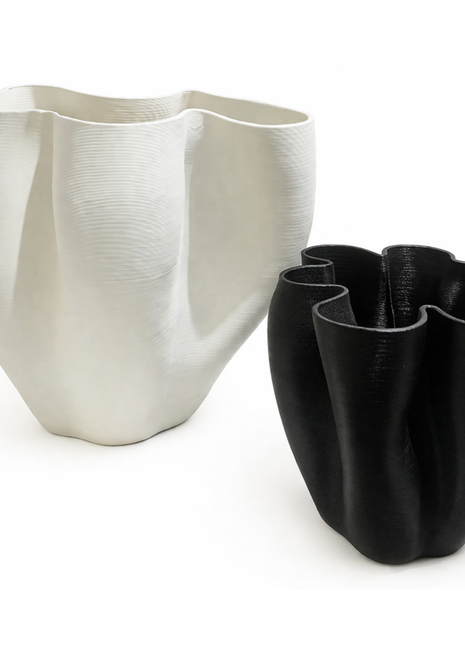 Black and White Founder Big Vase