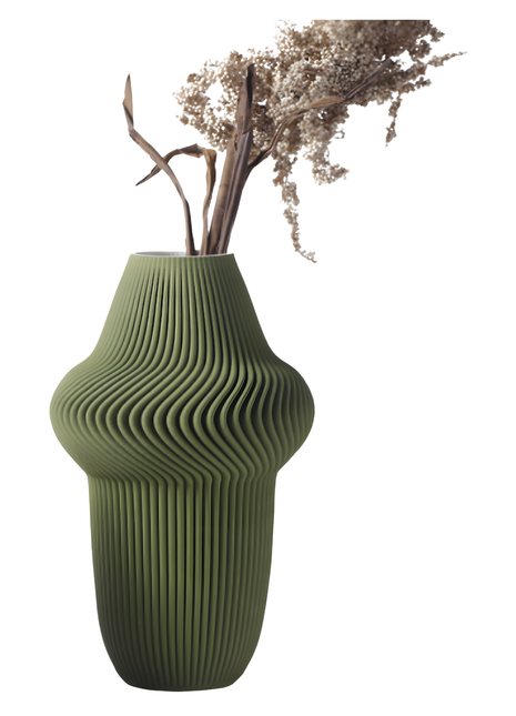 3D Plisse Vase