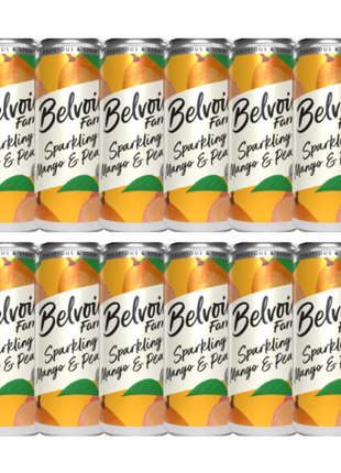 Belvoir Farm Mango and Peach 12 x 330ml