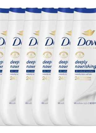 Dove Deeply Nourishing Bodywash 6 x 225ml