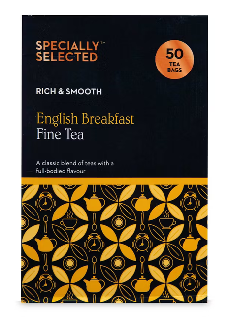 Specially Selected 50 Teabags English Breakfast 0.125kg