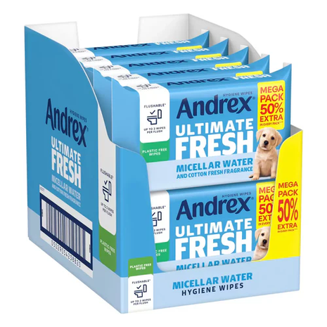 Andrex Ultimate Fresh Wipes 10 x 56 Sheet's