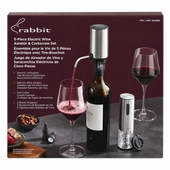 Rabbit Electric Corkscrew Wine Set
